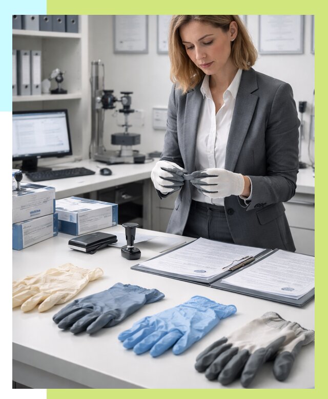 Сертификация перчаток в Костроме от 8678 р. | Алешин-Кст