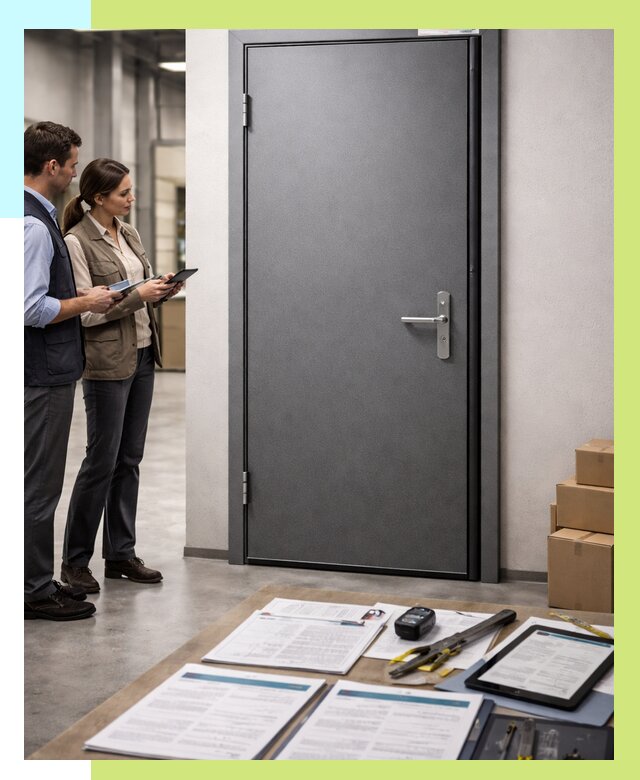 Сертификация противопожарных дверей в Костроме от 9188 р. | Алешин-Кст