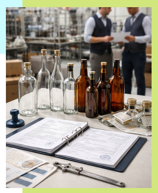 Сертификация стеклянных бутылок в Костроме от 25523 р. | Алешин-Кст