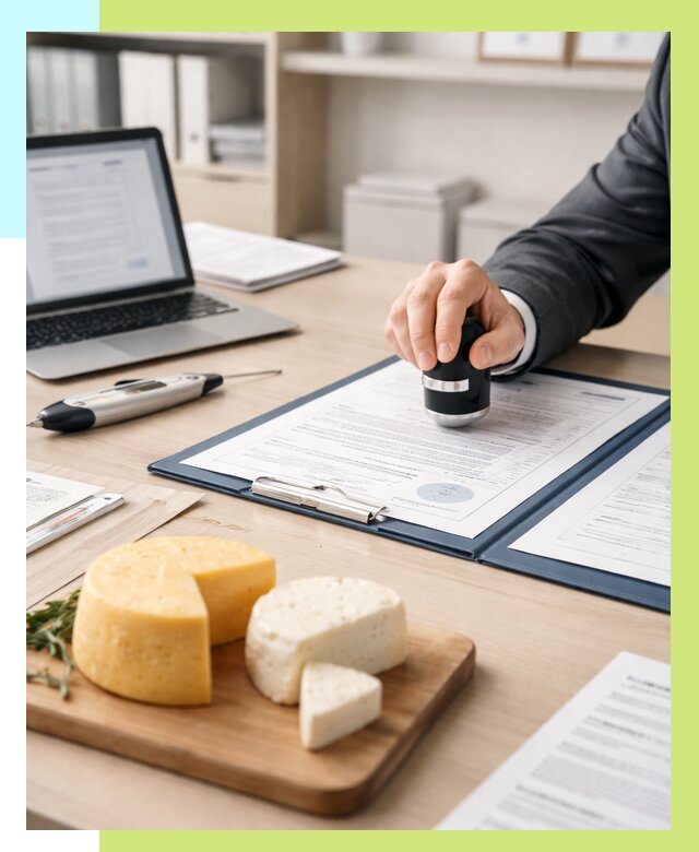 Сертификация сыров в Костроме от 15314 р | Сертификат на сыр Алешин-Кст