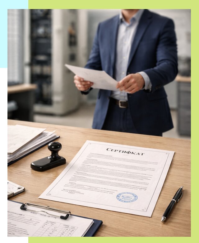 Сертификат на оборудование в Костроме от 15314 р. | Алешин-Кст