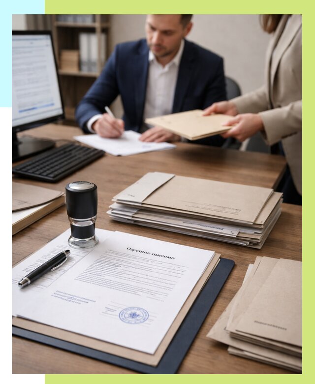 Отказное письмо для таможни в Костроме от 3063 р, Алешин-Кст