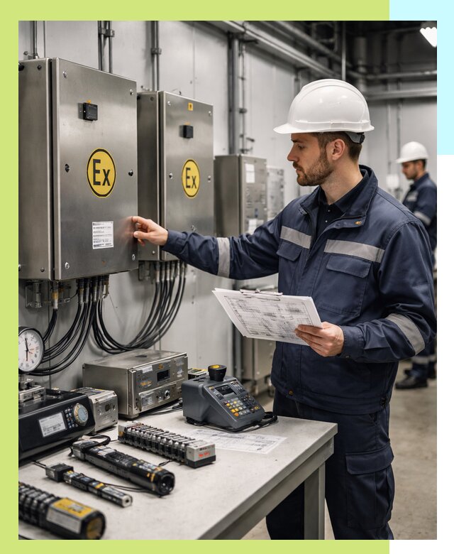 Сертификат взрывозащиты промышленного оборудования в Костроме