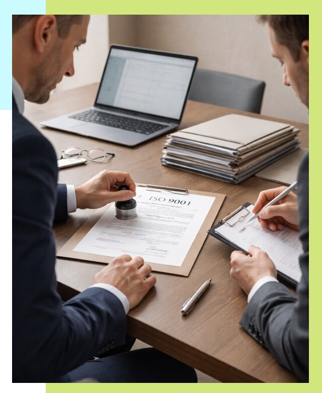 Сертификат ISO 9001 в Костроме купить от 81672 р. | Алешин-Кст