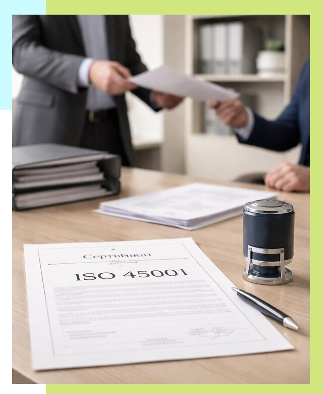 Сертификат ISO 45001 в Костроме под ключ от 45941 р. | Алешин-Кст