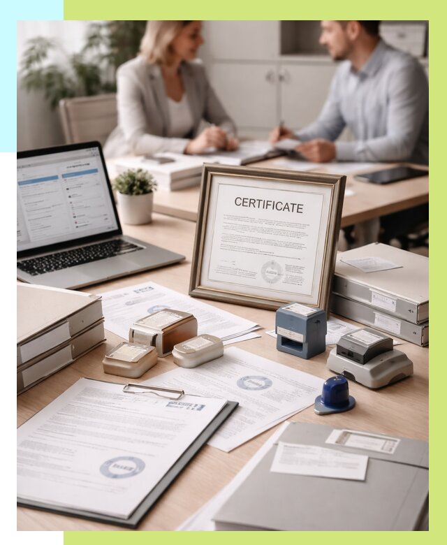 Сертификация компании в Костроме от 45941 р. | Алешин-Кст — заказ